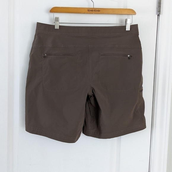 L.l Bean water repellent comfort trail hiking shorts ash color size 10 B1 - Picture 10 of 14